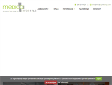 Tablet Screenshot of medicointerna.com